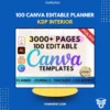 100 قالب مخطط CANVA قابل للتعديل