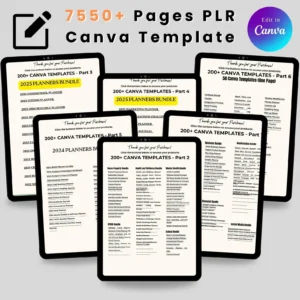 حزمة قوالب Canva PLR